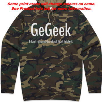 AS COLOUR Camo Stencil Hoodie Thumbnail